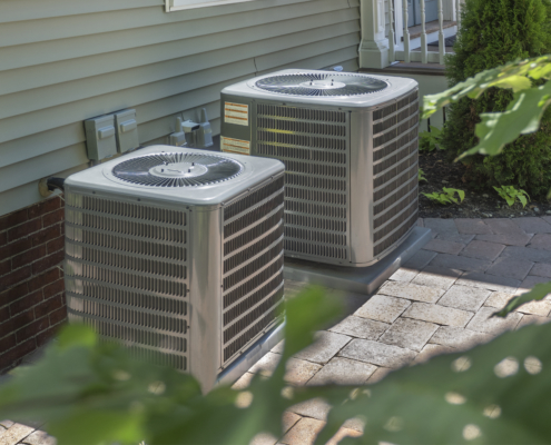 Heating and air conditioning residential units